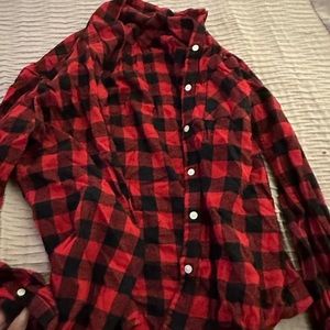 flannel button up